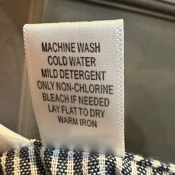 NWOT Kaktus Cotton/Linen Blend High-Low Color Block Top - Size Large - Picture 5 of 5